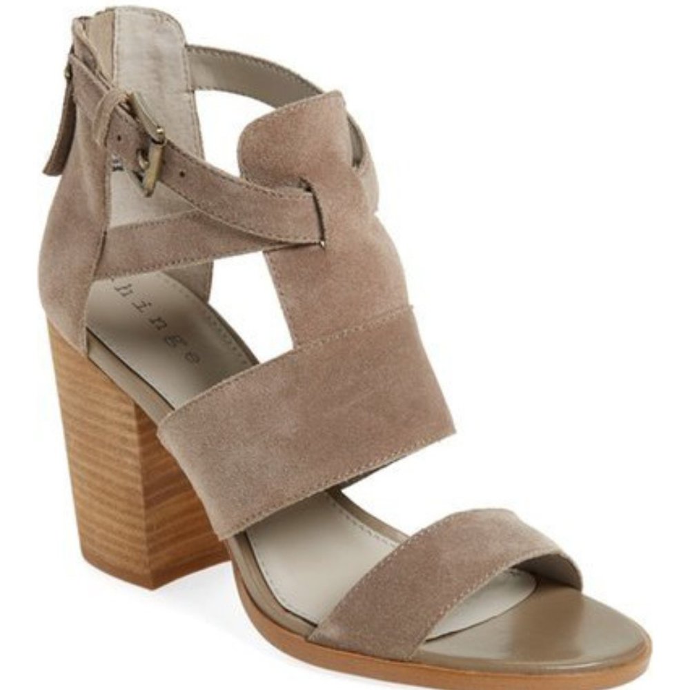 Hinge Cora Block Heel Sandal